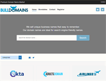 Tablet Screenshot of bulldomains.com
